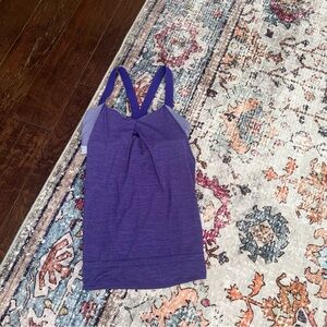 Lululemon Purple Tank Top with built in bra